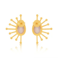 CHRISTINA GREENE RAY OF SUNSHINE PEARL EARRING -Steelers Style Christina Greene Ray of Sunshine Stud Earrings Pearl 3 600x 6d0b69cd 9eba 4258 a7b0 ac6cd431d4af