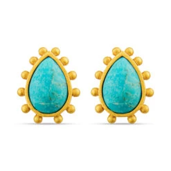 CHRISTINA GREENE STARBURST STUD EARRINGS