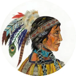 DOLAN GEIMAN WISDOM AND COURAGE CHIEFTESS WALL ART