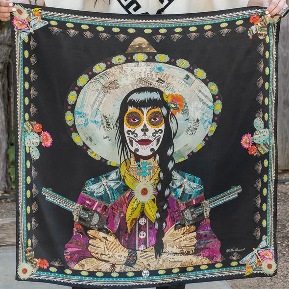 DRAGONFLY DAREDEVIL 26x26 SCARF BY DOLAN GEIMAN 1 DRAGONFLY DAREDEVIL 26x26 SCARF BY DOLAN GEIMAN