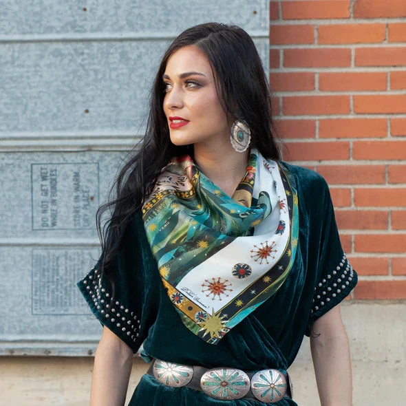 LADY OF GUADALUPE 35X35 SCARF BY DOLAN GEIMAN 4 LADY OF GUADALUPE 35X35 SCARF BY DOLAN GEIMAN - Image 4