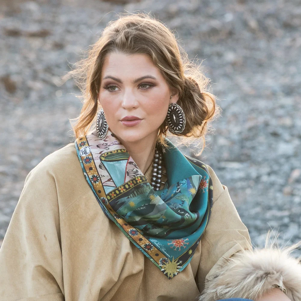 LADY OF GUADALUPE 35X35 SCARF BY DOLAN GEIMAN 3 LADY OF GUADALUPE 35X35 SCARF BY DOLAN GEIMAN - Image 3