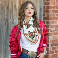 STAR OF THE WEST 26X26 SCARF -Steelers Style FringeScarves Starofthewest white wildrag silkscarf. 9 720x 1fe8b3de 670d 43bd 8875 5f785c609b57