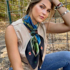 THE DIVIDE 35X35 SCARF -Steelers Style FringeScarves TheDivide silkscarf wildrags KevinChupik westernart 590x c06586cb 915a 413a b19f 04e1e01259ed