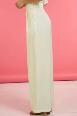 GLAM HIGH WAIST WIDE LEG PANT -Steelers Style GP5019 mf