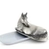 ARTHUR COURT Vagabond House Equestrian Butter Dish