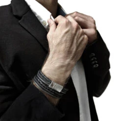 Bonacci Bracelet- Black -Steelers Style IMG 20190812 152327