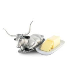 ARTHUR COURT STEER BUTTER DISH