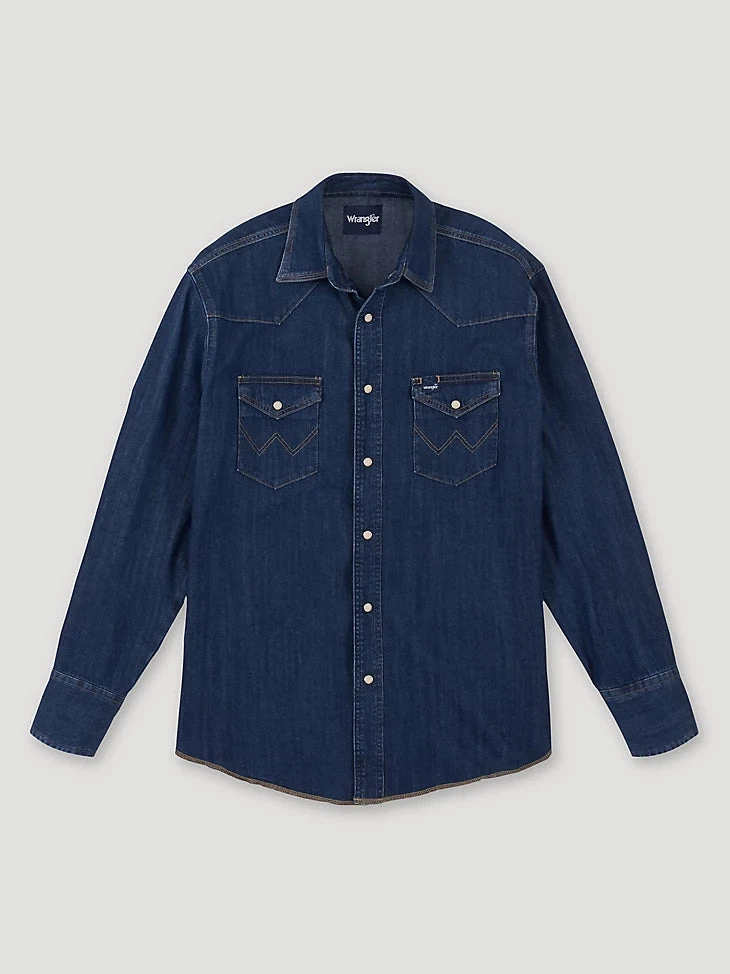 WRANGLER MEN'S WESTERN SNAP SHIRT 4 WRANGLER MEN'S WESTERN SNAP SHIRT - Image 4