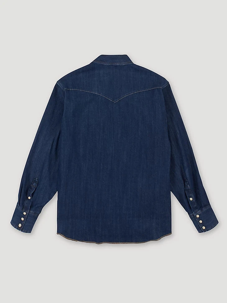 WRANGLER MEN'S WESTERN SNAP SHIRT 5 WRANGLER MEN'S WESTERN SNAP SHIRT - Image 5