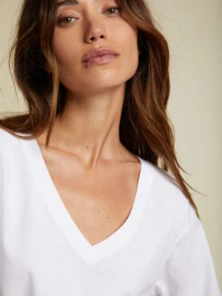 NATION NINA VINTAGE FIT V NECK TOP -Steelers Style NINATEE 2157CNX WHT 3 600x 6579018e 35f6 4df8 80bd a581d09cc6e8