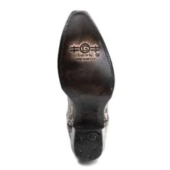 Corral Boots CIRCLE G BY CORRAL WOMEN'S ANNIE BOOT -Steelers Style Natural Black Python Embroider L5698 S 4 07795