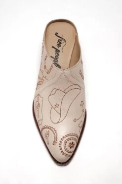 FREE PEOPLE NEW FRONTIER WESTERN MULE -Steelers Style OB1432984 1103 e
