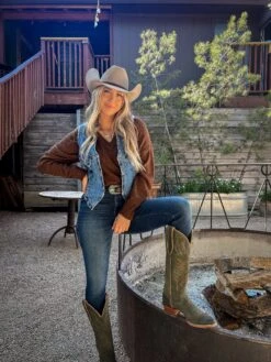 JUSTIN WOMEN'S CLARA OLIVE SUEDED BOOT -Steelers Style PhotoOct12 24714PM