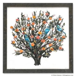 DOLAN GEIMAN PINYON JAYS 24X24 PRINT