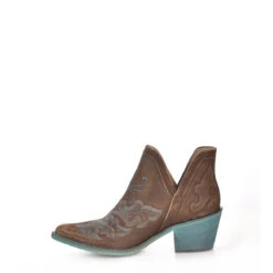 Corral Boots CIRCLE G BY CORRAL WOMEN'S EMBROIDERED BOOTIE -Steelers Style Q00993