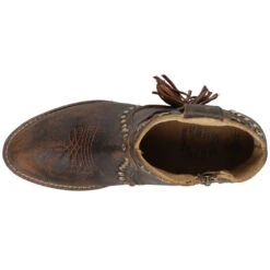 Corral Boots CIRCLE G BY CORRAL WOMEN'S STARS AND FRINGE BOOTIE -Steelers Style Q0181 4l