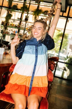 QUEEN OF SPARKLES SEQUIN SLEEVE TIERED DRESS -Steelers Style QOSHOLIDAY soelstudio 202 720x fb2b0223 48b9 4ab9 b283 cdee436b22ec