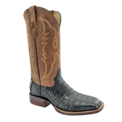 R. WATSON MEN'S CAIMAN TAIL BLACK BOOT