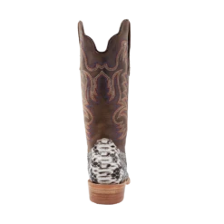 R. WATSON MEN’S PYTHON NATURAL BOOT -Steelers Style RW7910 1 B WEB