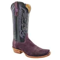 R. WATSON MEN'S ROUGHOUT PLUM BOOT