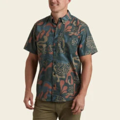 HOWLER MEN'S Mansfield Shirt- CITRON -Steelers Style S23 SS Shirts Mansfield Molecular Movements Antique Black Front 75546242 3236 480c bf03 cec29384602c