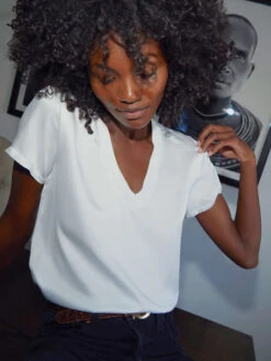 NATION JUNE V NECK TOP -Steelers Style SATIN JUNE TOP 2104HS WHT H 1 600x bfd096e7 a88b 4e7b 9770 c4f5de88f4d5