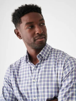 FAHERTY THE MOVEMENT PLAID SHIRT 24 FAHERTY THE MOVEMENT PLAID SHIRT -Steelers Style SP23 faherty mens MWS2323 CHH THE MOVEMENT SHIRT CHERRY HILL PLAID B detail 2 1000x f4843c35 285a 4a24 ba80 ac670fc42647