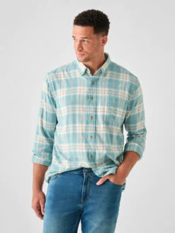 FAHERTY THE ALL TIME SHIRT -Steelers Style SP23 faherty mens MWS2325 WPR MOVEMENT FEATHERWEIGHT TWILL WESTPORT PLAID EXTENDED crop 1 1000x 4b702339 4967 4903 988b 6a8151c11772