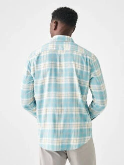 FAHERTY THE ALL TIME SHIRT -Steelers Style SP23 faherty mens MWS2325 WPR MOVEMENT FEATHERWEIGHT TWILL WESTPORT PLAID back 1 1000x c5548dc2 e373 4962 9945 e9012fd56517