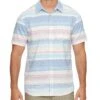FLAG AND ANTHEM MASON STRIPED LINEN-BLEND SHIRT