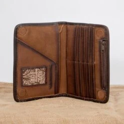STS Ranchwear Magnetic Cowhide Wallet -Steelers Style STS31168 inside use 600x a70a9e8a 3f7b 405e be05 0131bb14f8e5