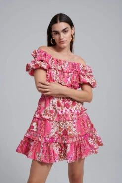 LOVE THE LABEL ROSALINE PRINT DRESS