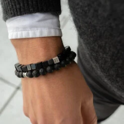 Memphis Bracelet- Matt Black -Steelers Style SteelandBarnett 13 3197b40e d7e8 4f20 98a9 3f71a6029112