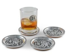 Arthur Court Concho Coaster Set -Steelers Style arthur court western frontier concho western drink coaster set of 4 127w12 28386409185395 5000x 3df38f35 dd53 42ff 9f6d 445012b4d6b1