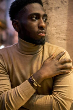 Denby Bracelet - Gold Brown -Steelers Style browngold2 min d469f89a 789e 44fd b151 476af21d60af