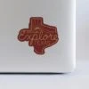 EXPLORE TEXAS MAROON STICKER