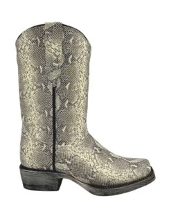 TANNER MARK GIRLS PYTHON PRINT BOOT