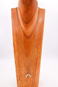 Peyote Bird Crescent Moon Necklace