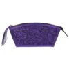 QUE CHULA CHICA PURPLE COSMETIC BAG