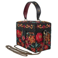 SECRET GARDEN HANDBAG -Steelers Style secret garden top handle box bag mary frances accessories 512 800x cd38ceed fc05 421f 91de a157a315d081