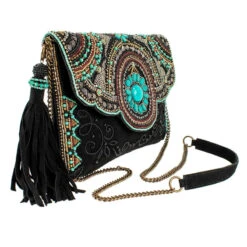 MARY FRANCES TURQUOISE JOURNEY HANDBAG -Steelers Style turquoise journey crossbody handbag mary frances accessories 248 800x 788ef9ad c554 4280 8c31 bb66593955b8