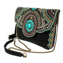 MARY FRANCES TURQUOISE JOURNEY HANDBAG -Steelers Style turquoise journey crossbody handbag mary frances accessories 855 800x 9636882d be0b 4c2d aba8 b1d3be4535d9