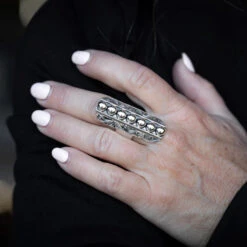 VOGT BLAIR GOING OUT ADJUSTABLE RING 5 VOGT BLAIR GOING OUT ADJUSTABLE RING -Steelers Style vogt silversmiths rings new the blair going out ring 39881391309025 700x dcfab830 b8ea 433d b96c 751710d20a49