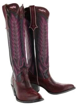 YIPPEE KI YAY WOMEN'S RED YUCATAN BOOT -Steelers Style yl444 2 std